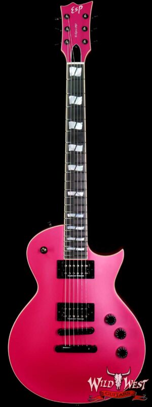 ESP USA Eclipse Seymour Duncan Alnico II Pro Set Ebony Fingerboard Satin Magenta Pearl
