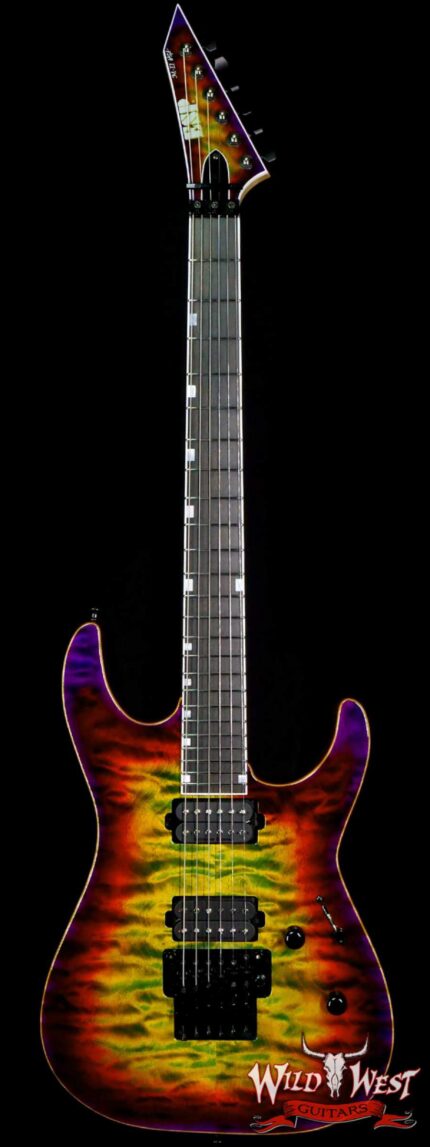 ESP USA M-II FR-DLX Floyd Rose Quilted Maple Top Ebony Fingerboard Seymour Duncan Custom/ ‘59 Lynch Burst