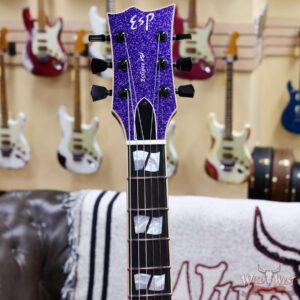 ESP USA Eclipse EMG 85x / 81x Pickups Purple Sparkle 8.40 lbs - Image 6