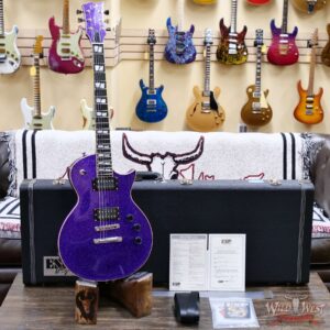 ESP USA Eclipse with Seymour Duncan 59/Custom Pickups Purple Sparkle 8.50 LBS - Image 5