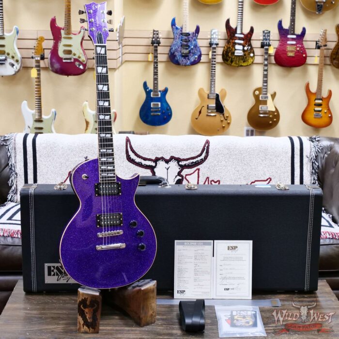 ESP USA Eclipse with Seymour Duncan 59/Custom Pickups Purple Sparkle 8.50 LBS - Image 5