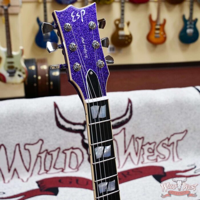 ESP USA Eclipse with Seymour Duncan 59/Custom Pickups Purple Sparkle 8.50 LBS - Image 6