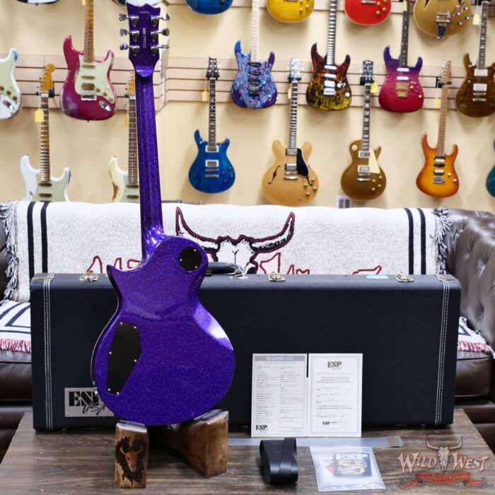 ESP USA Eclipse with Seymour Duncan 59/Custom Pickups Purple Sparkle 8.50 LBS - Image 8