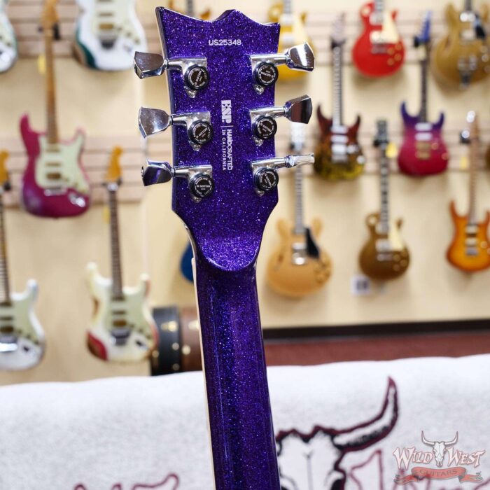 ESP USA Eclipse with Seymour Duncan 59/Custom Pickups Purple Sparkle 8.50 LBS - Image 9