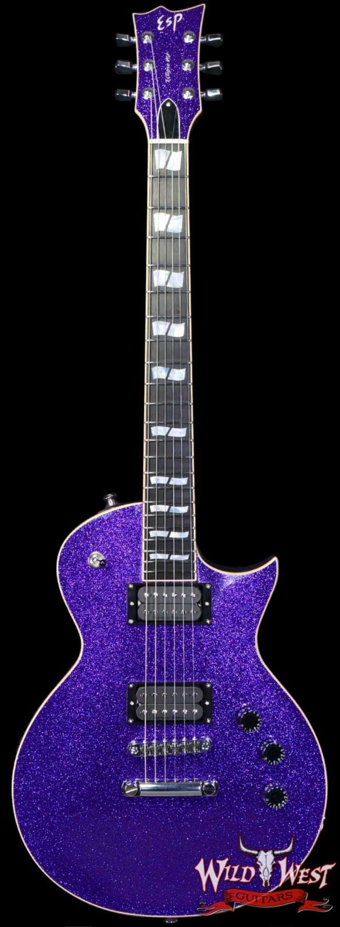 ESP USA Eclipse with Seymour Duncan 59/Custom Pickups Purple Sparkle 8.50 LBS - Image 1