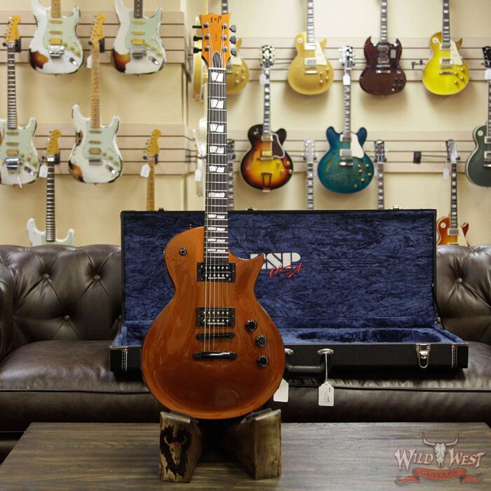ESP USA Eclipse Hardtail Ebony Fretboard Duncan Saturday Night Special Pickups Fire Rust Metallic - Image 8