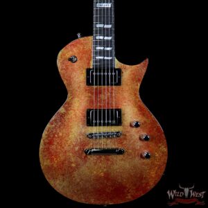 ESP USA Eclipse Maple Top Mahogany Body Ebony Fretboard EMG Pickups Solar Flare - Image 3