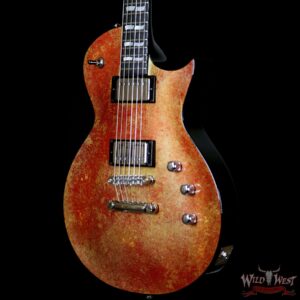 ESP USA Eclipse Maple Top Mahogany Body Ebony Fretboard EMG Pickups Solar Flare - Image 2