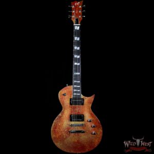 ESP USA Eclipse Maple Top Mahogany Body Ebony Fretboard EMG Pickups Solar Flare - Image 4