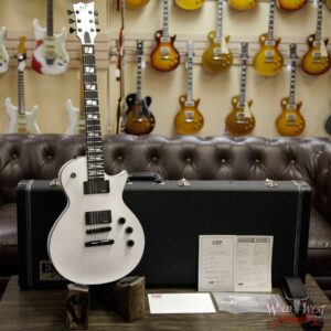 ESP USA Eclipse EMG Pickups Ebony Fingerboard Pearl White - Image 5
