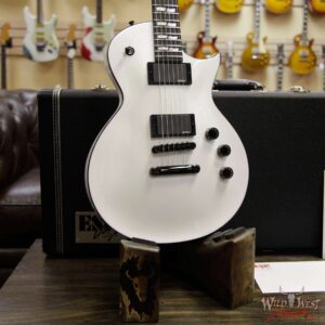 ESP USA Eclipse EMG Pickups Ebony Fingerboard Pearl White - Image 7