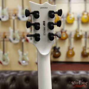 ESP USA Eclipse EMG Pickups Ebony Fingerboard Pearl White - Image 9