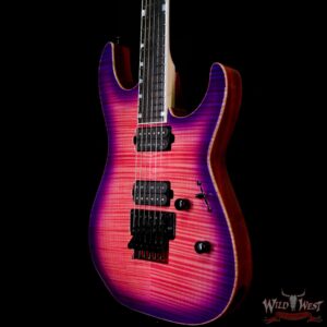 ESP USA M-II FR-DLX Floyd Rose Flame Maple Top Ebony Fingerboard Seymour Duncan Custom/ ‘59 Cranberry Burst - Image 2