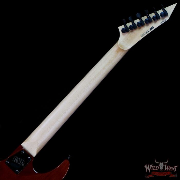 ESP USA M-II FR-DLX Floyd Rose Flame Maple Top Ebony Fingerboard Seymour Duncan Custom/ ‘59 Cranberry Burst - Image 5