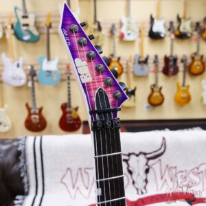 ESP USA M-II FR-DLX Floyd Rose Flame Maple Top Ebony Fingerboard Seymour Duncan Custom/ ‘59 Cranberry Burst - Image 7