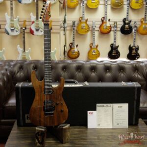 ESP USA M-II Floyd Rose Koa Top with Ebony Fretboard Natural - Image 9