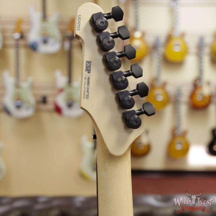 ESP USA M-II Floyd Rose Koa Top with Ebony Fretboard Natural - Image 7