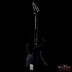 ESP USA M-II Neck NTB Floyd Rose Thru Body Ebony Fretboard EMG Pickup Black - Image 6