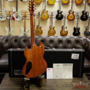 ESP USA Viper Quilt Maple Top Ebony Fingerboard See Thru Copper - Image 13