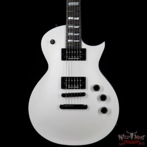 ESP USA Eclipse Hardtail Ebony Fretboard with Seymour Duncan Saturday Night Special Pickups Pearl White - Image 3
