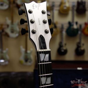 ESP USA Eclipse Hardtail Ebony Fretboard with Seymour Duncan Saturday Night Special Pickups Pearl White - Image 7