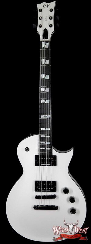 ESP USA Eclipse Hardtail Ebony Fretboard with Seymour Duncan Saturday Night Special Pickups Pearl White