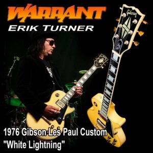 1976 Gibson Les Paul Custom “White Lightning” Offered by Warrant founder/guitarist Erik Turner - Image 5