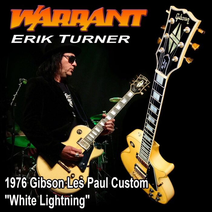 1976 Gibson Les Paul Custom “White Lightning” Offered by Warrant founder/guitarist Erik Turner - Image 5