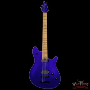 EVH Custom Shop USA HS Wolfgang Bare Knuckle Pickups Roasted Flame Maple Neck Tune-O-Matic Bridge Purple Metallic 7.45 lbs - Image 3