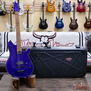 EVH Custom Shop USA HS Wolfgang Bare Knuckle Pickups Roasted Flame Maple Neck Tune-O-Matic Bridge Purple Metallic 7.45 lbs - Image 6