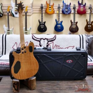 EVH Custom Shop USA HS Wolfgang Bare Knuckle Pickups Roasted Flame Maple Neck Tune-O-Matic Bridge Purple Metallic 7.45 lbs - Image 10