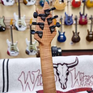 EVH Custom Shop USA HS Wolfgang Bare Knuckle Pickups Roasted Flame Maple Neck Tune-O-Matic Bridge Purple Metallic 7.45 lbs - Image 11