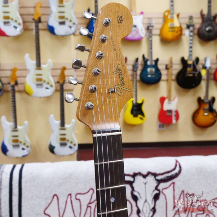 Fender Custom Shop Andy Hicks Masterbuilt 1964 Stratocaster Brazilian Rosewood Board Josefina Hand-Wound Pickups Joueneyman Relic Aged Daphne Blue - Image 7