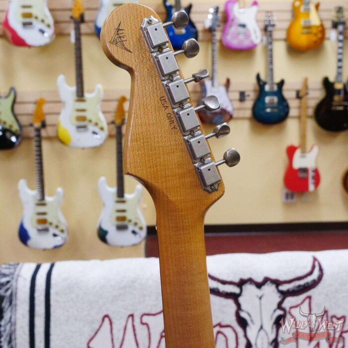 Fender Custom Shop Andy Hicks Masterbuilt 1964 Stratocaster Brazilian Rosewood Board Josefina Hand-Wound Pickups Joueneyman Relic Aged Daphne Blue - Image 11