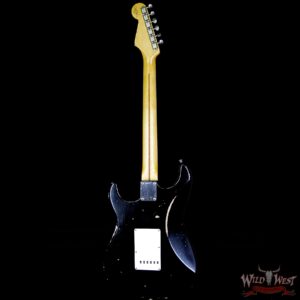 Fender Custom Shop 1958 Stratocaster Relic Maple Neck HSS EVH Pickup Black - Image 7