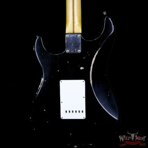 Fender Custom Shop 1958 Stratocaster Relic Maple Neck HSS EVH Pickup Black - Image 5