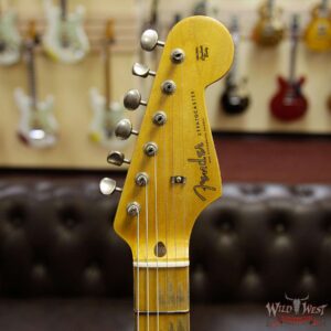 Fender Custom Shop 1958 Stratocaster Relic Maple Neck HSS EVH Pickup Black - Image 10