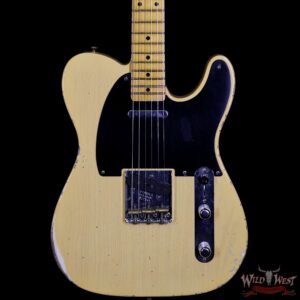 Fender Custom Shop 1952 Telecaster Relic Maple Neck & Fingerboard Nocaster Blonde - Image 3