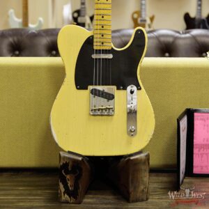Fender Custom Shop 1952 Telecaster Relic Maple Neck & Fingerboard Nocaster Blonde - Image 11