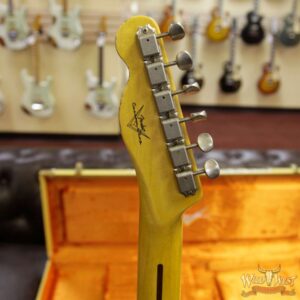 Fender Custom Shop 1952 Telecaster Relic Maple Neck Black Pickguard Blue Flower - Image 10