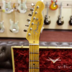 2018 Fender Custom Shop 1952 Telecaster Relic Maple Neck Black Pickguard Pink Paisley - Image 5