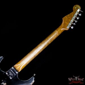 Fender Custom Shop 30th Anniversary LTD 1956 Stratocaster Relic Roasted Birdseye Neck & Fingerboard Aged Black - Image 13