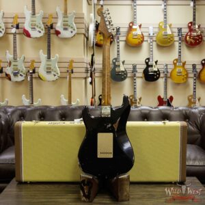 Fender Custom Shop 30th Anniversary LTD 1956 Stratocaster Relic Roasted Birdseye Neck & Fingerboard Aged Black - Image 16