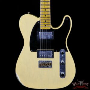 2018 Fender Custom Shop 1958 Telecaster Custom Relic HH EVH Pickups Nocaster Blonde - Image 3