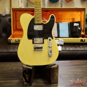 2018 Fender Custom Shop 1958 Telecaster Custom Relic HH EVH Pickups Nocaster Blonde - Image 10