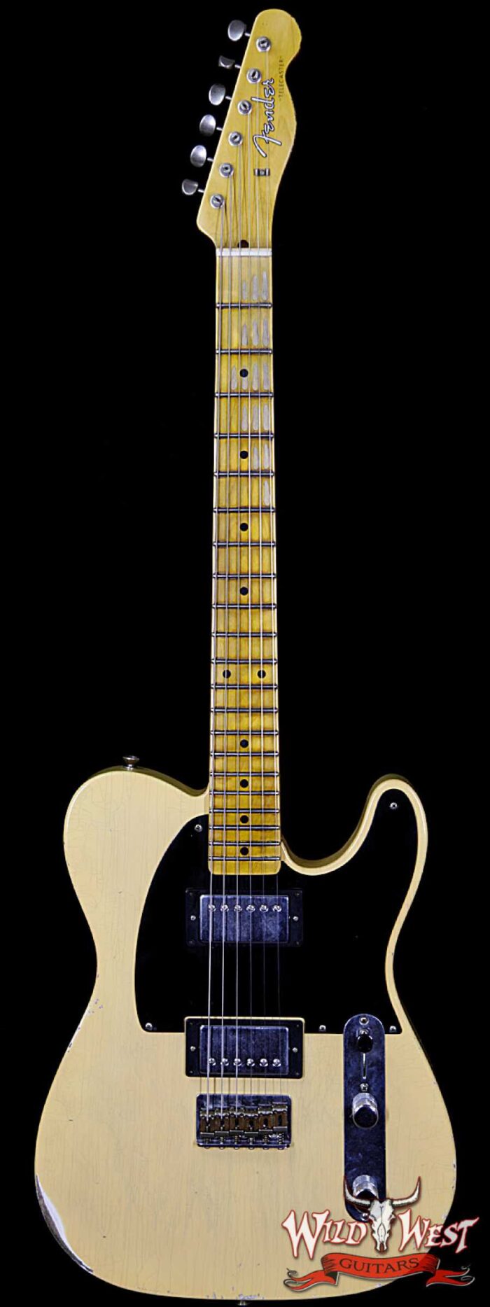 2018 Fender Custom Shop 1958 Telecaster Custom Relic HH EVH Pickups Nocaster Blonde - Image 1