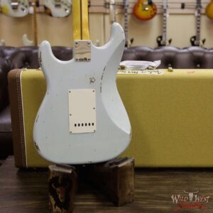 Fender Custom Shop 1957 Stratocaster Relic Maple Neck Sonic Blue - Image 9
