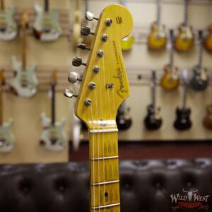 Fender Custom Shop 1957 Stratocaster Relic Maple Neck Sonic Blue - Image 5