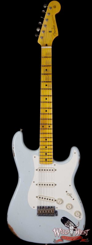 Fender Custom Shop 1957 Stratocaster Relic Maple Neck Sonic Blue