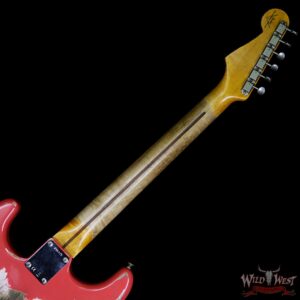 Fender Custom Shop 1957 Stratocaster Heavy Relic Maple Neck Fiesta Red - Image 11